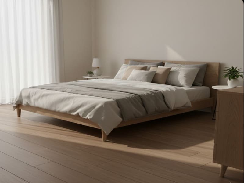 Flächenteppich als Brücke zwischen unpassendem Boden und Möbeln